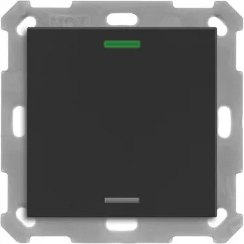 MDT BE-TAL55T106.01 KNX Taster Light 55 1f RGBW Temperatursensor schwarz matt Neutral 1 (BE-TAL55T106.01)