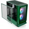 Ceres 350 MX, Tower-Gehäuse Dunkelgrün, gehärtetes Glas x 2