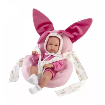 Babypuppe Llorens 35 cm Vinyl mit realistischen Merkmalen und weichem Körper