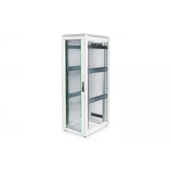 DIGITUS 36HE Unique Netzwerkschrank 600x800mm Glastür Grau