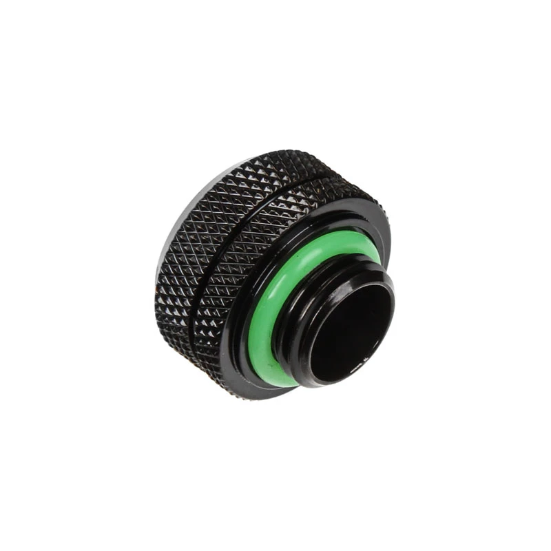 Fitting BitsPower BP-MBEML14 Messing-Flüssigkeitskühlungsanschluss, schwarz, 14 mm