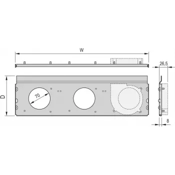 Schroff Lüftereinheit 84HP 220D kompl. (24572411)