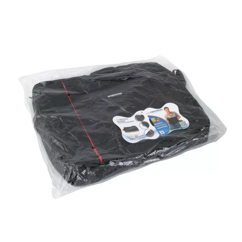 Esperanza SALERNO 39,6 cm (15,6) Toploader-Tasche Schwarz, Rot
