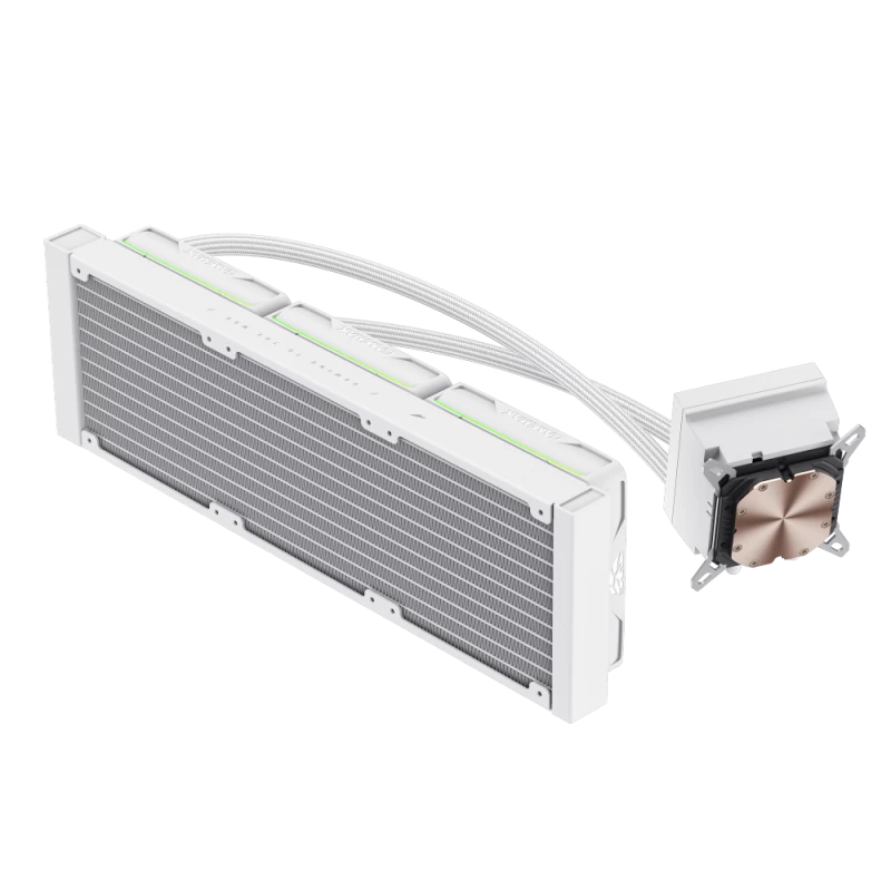 Gamemax | CPU-Flüssigkeitskühler | HAILSTORM 360 LCD | Weiß