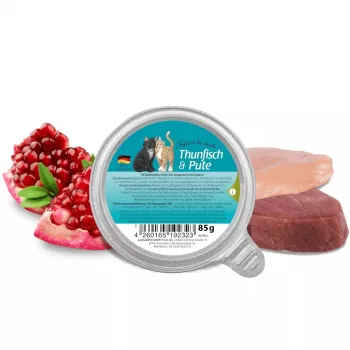 GRANATAPET Filet á la carte Thunfisch mit Truthahn - Nassfutter für Katzen - 85 g