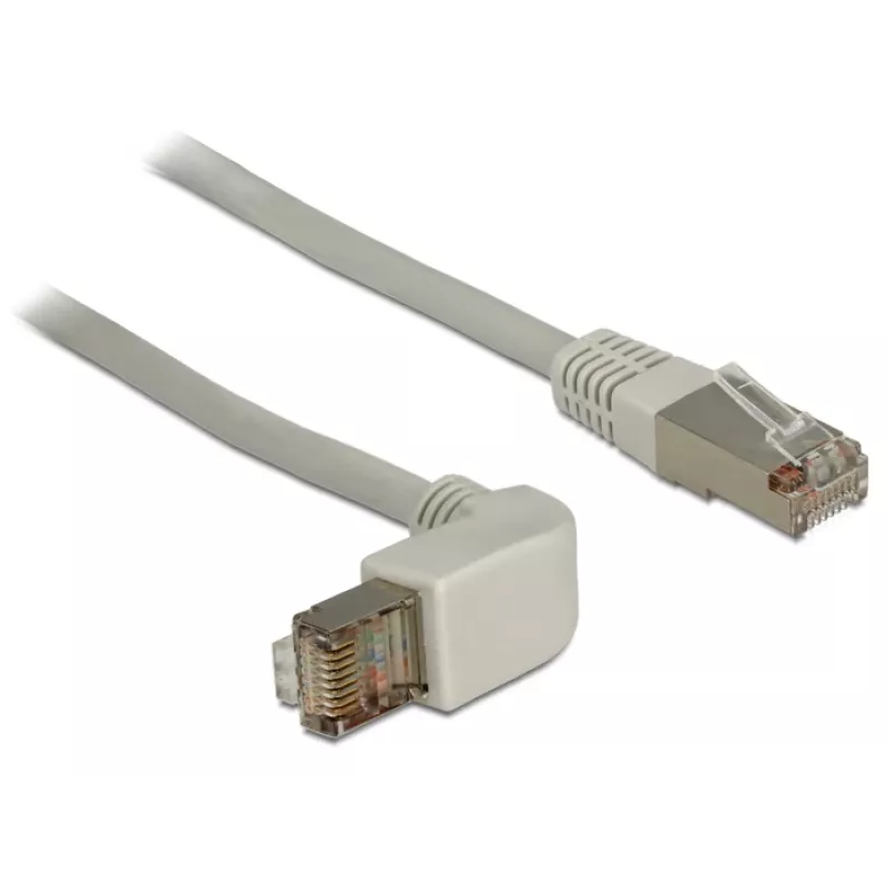 Netzwerkkabel DeLOCK 1m Cat.5e RJ-45 S/FTP Grau