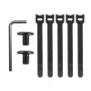 Untertisch-Kabelorganizer MACLEAN MC-105 B, Stahl, verstellbar, passend für Tischstärken von 0,5–50 mm, max. Belastung 5 kg, schwarz