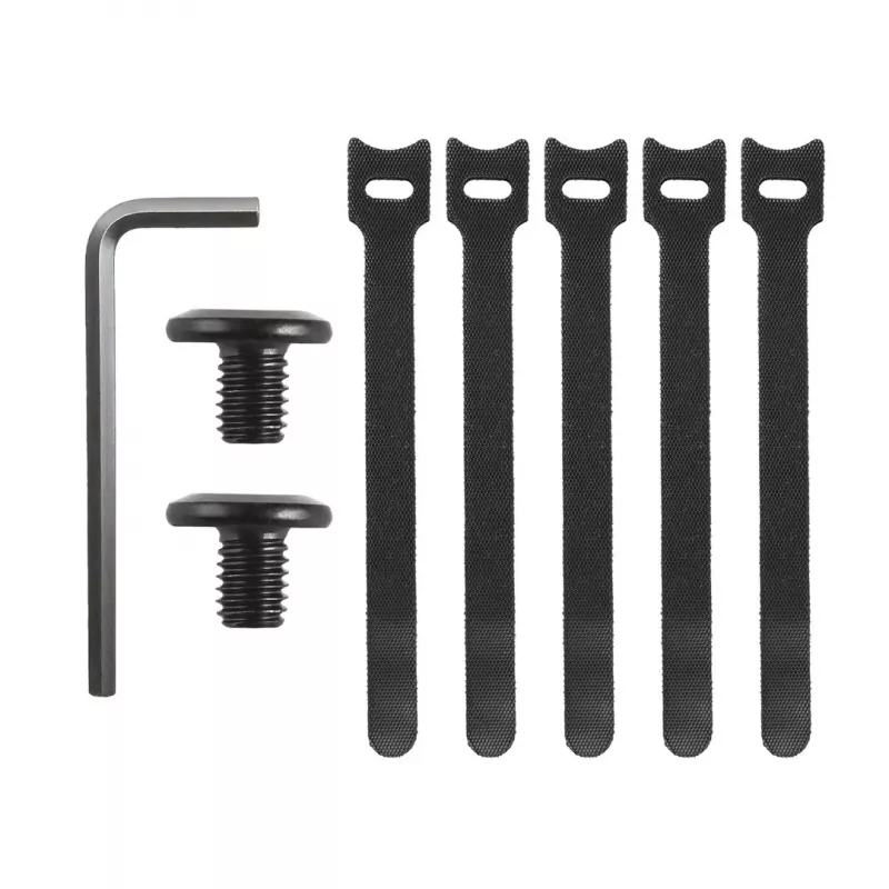 Untertisch-Kabelorganizer MACLEAN MC-105 B, Stahl, verstellbar, passend für Tischstärken von 0,5–50 mm, max. Belastung 5 kg, schwarz