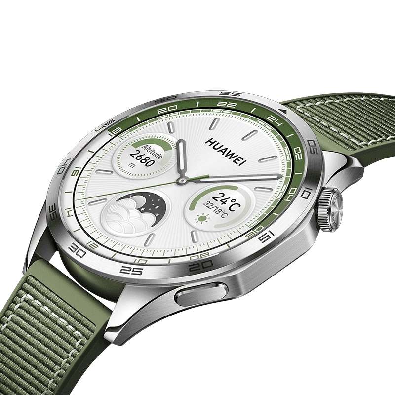 HUAWEI WATCH GT 4 Smartwatch – bis zu 2 Wochen Akkulaufzeit, Fitness-Tracker – kompatibel mit Android & iOS – Gesundheitsüberwachung mit Pulswellen-Arrhythmie-Erkennung