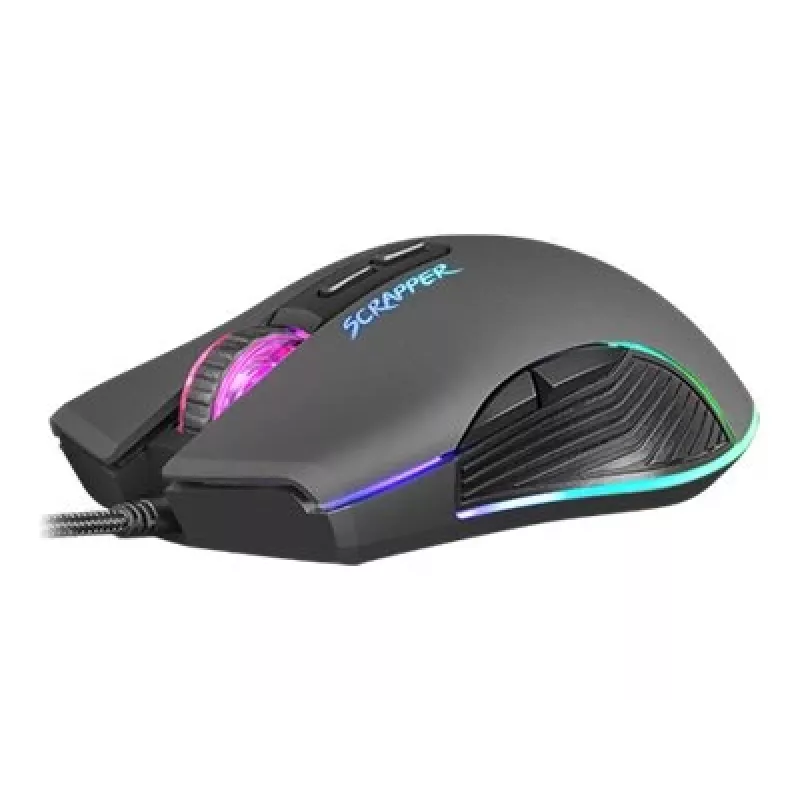 FURY Scrapper Maus Gaming beidhändig USB Typ-A Optisch 6400 DPI