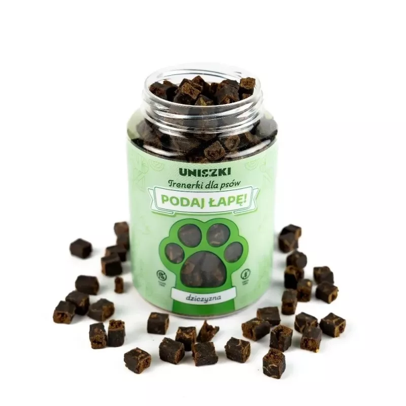 UNISZKI Podaj lape Treats Game Hundeleckerli, 210 g