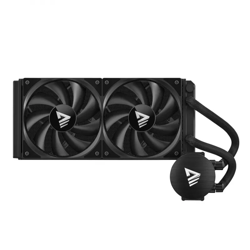 Flüssigkeitskühlungsset SAVIO NOX 240 mm – 240-mm-Radiator, 2×120-mm-Lüfter, Aluminiumradiator, Kupferbodenplatte, unterstützt LGA 2011/2011-v3/2066/1200/115x/775