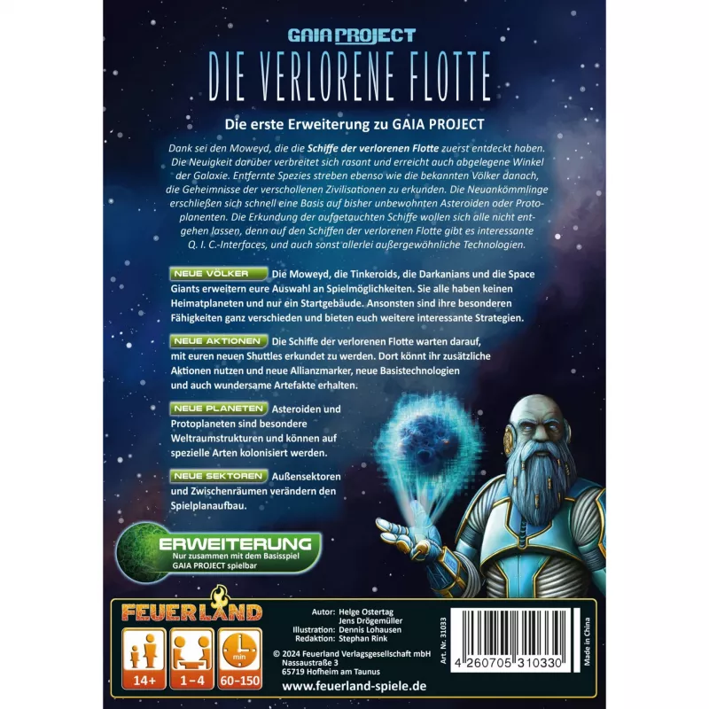 Gaia Project: The Lost Fleet, Brettspiel-Erweiterung