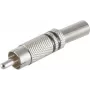 Cinch (RCA)-Stecker ShiverPeaks 6 mm Metall 52000-S