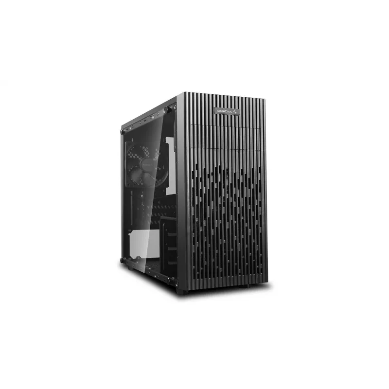 PC-Gehäuse DeepCool Matrexx 30 Mini Tower — Micro ATX, Tempered Glass, 3x3,5 Zoll / 2x2,5 Zoll Einschübe, GPU bis 25 cm