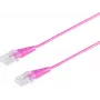 Netzwerkkabel S/CONN 70078-M-2 Magenta 2 m