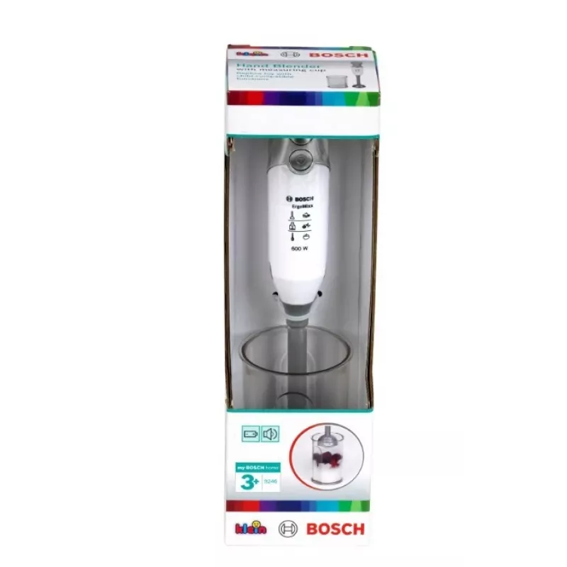 Mixer Bosch mit silbernem Behälter