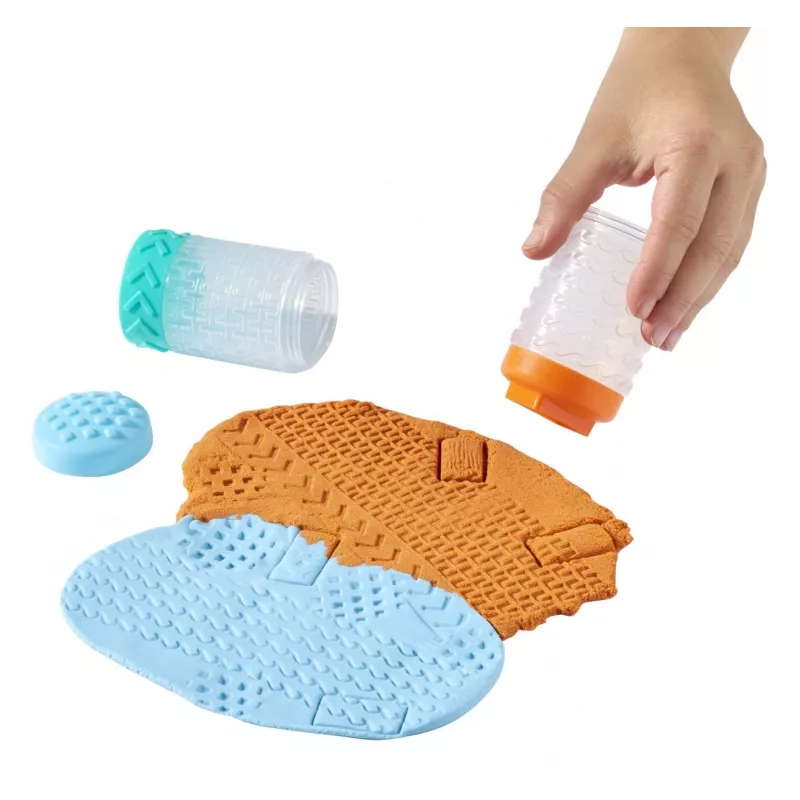 Plastikmasse Wonder Factory Never Dry Dough, Hellblau, Orange