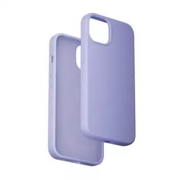 Silikonhülle Vention KUFV0-20 für iPhone 15 Plus, lila, Soft-Touch, leicht
