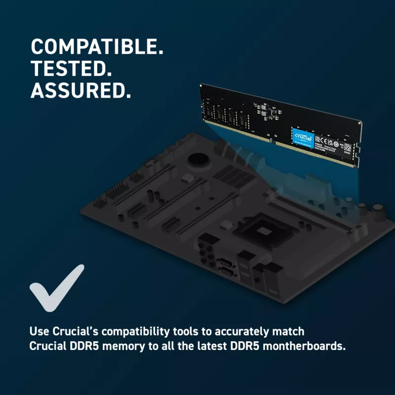 MEMORY DIMM 32GB DDR5-4800/KIT2 CT2K16G48C40U5 CRUCIAL