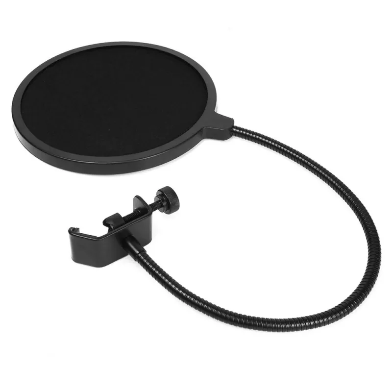 Kabelgebundenes PC-Mikrofon MEDIA-TECH MT397K mit XLR-Eingang, Tischständer, 2,4 m Kabel, 20–20000 Hz, -32 dB Empfindlichkeit
