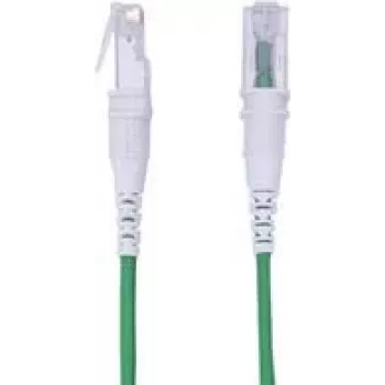 Patchsee ThePATCHCORD RJ45 Patchkabel Cat. 6A, U/UTP, extra-dünn, Grün, 2,4 m (TPC-SG-U/8)