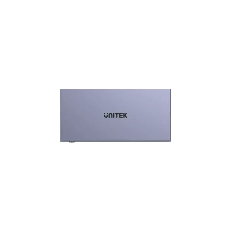 KVM-Switch Unitek V307A USB HDMI 2‑Port 4K Ultra HD 3840x2160@60Hz HDCP 2.2, Metallgehäuse, grau