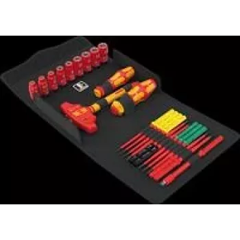 Mechaniker-Werkzeugsatz Wera 05006632001 25 Werkzeuge Rot Gelb