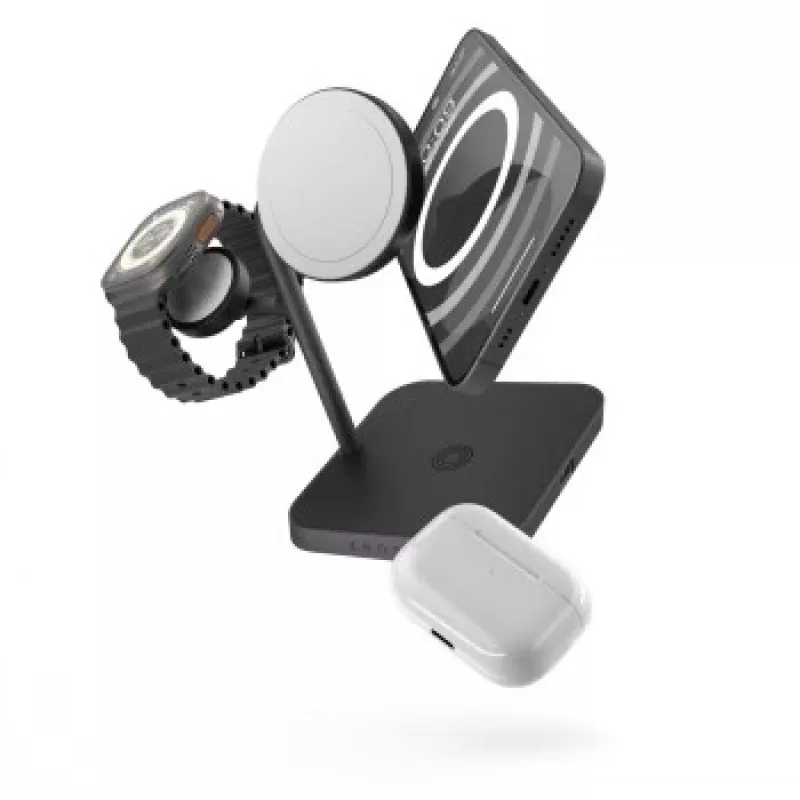 ZENS ZEAPDC01/00 mobiles Gerät Ladegerät Kopfhörer, Smartphone, Smartwatch, Tablet Schwarz AC Kabelloses Laden Schnellladung Innenbereich
