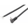 3,5 mm rechtwinkliger Stereo-Stecker Voltcraft XL-AC35SW, schwarz