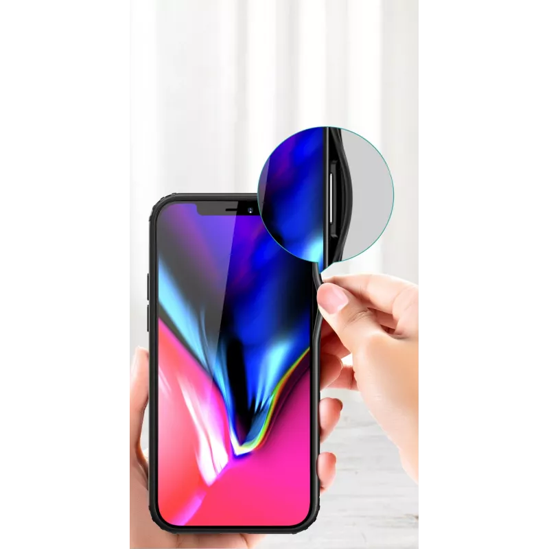 Stoßfeste Schutzhülle Devia für iPhone 12 Pro Max, grün
