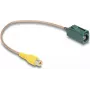 DeLOCK Kabel FAKRA-E-Buchse auf RCA-Buchse RG-179 32 cm