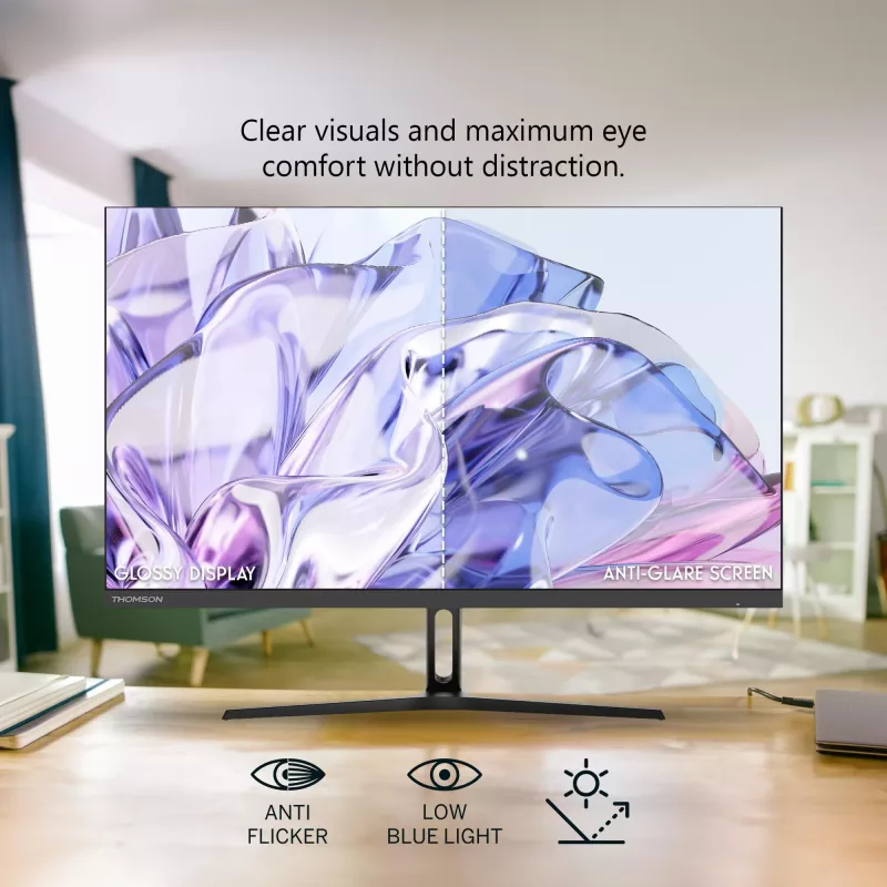 Monitor THOMSON M24FB2Y14 24 Zoll (61 cm) Full HD 1920x1080 VA LED, 14 ms, VESA, Schwarz
