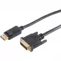 Video Kabel-Adapter DisplayPort DVI ShiverPeaks BS77492-1