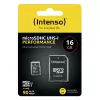 Intenso Performance - Flash-Speicherkarte (microSDHC/SD-Adapter enthalten) - 16 GB - UHS-I U1 / Class10 - microSDHC UHS-I