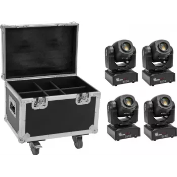 Moving Head Spot EUROLITE TMH-S60 4x LED mit Transportcase