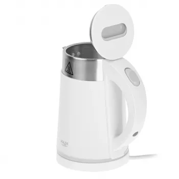 Wasserkocher Adler AD 1372w – 0,6 L, 800 W, Edelstahlgehäuse, Touch-Bedienung