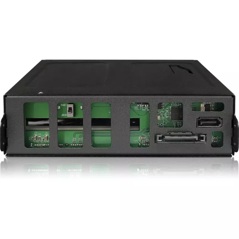 Drive enclosure icy dock MB902SPR-B R1 Black 2.5 inch SATA