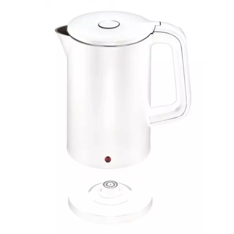 Wasserkocher MPM 1,7 L 2200 W Edelstahlgehäuse, Tasten, einstellbarer Thermostat, Sicherheitsverriegelung