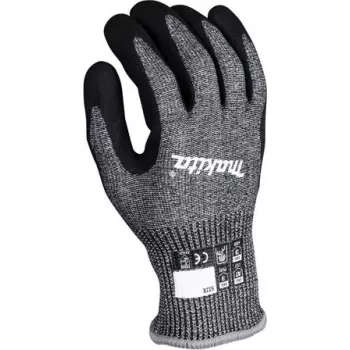Arbeitshandschuhe P-84735, Gr. XL (10), Schnittfestigkeit F/7 (Schwarz/Grau, 1 Paar)