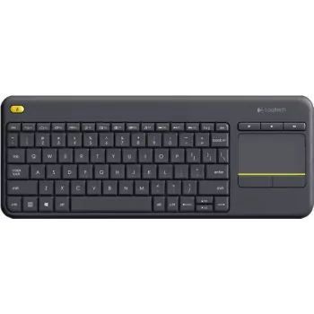 Logitech K400 Plus TV – Mini – Kabellos – RF Wireless – QWERTY – Schwarz