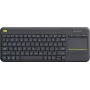 Logitech K400 Plus TV – Mini – Kabellos – RF Wireless – QWERTY – Schwarz