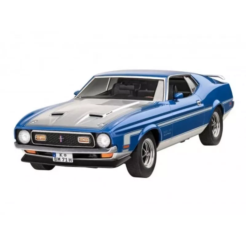 Kunststoffmodellauto REVELL Ford Mustang Boss 351 Bausatz im Maßstab 1:25