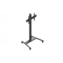 Mobiler TV-Wagen EDBAK TRE100 für 42–75 Zoll Bildschirme, max. Traglast 70 kg, schwarz
