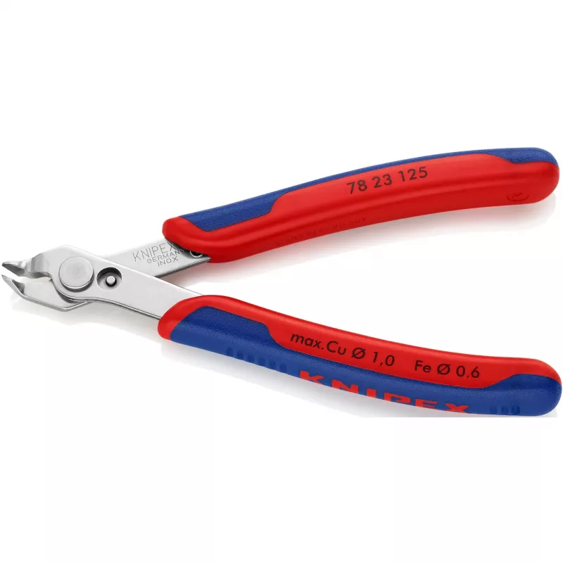 Knipex Super-Knips 78 23 125 Elektronik- und Feinmechanik-Seitenschneider ohne Facette 125 mm