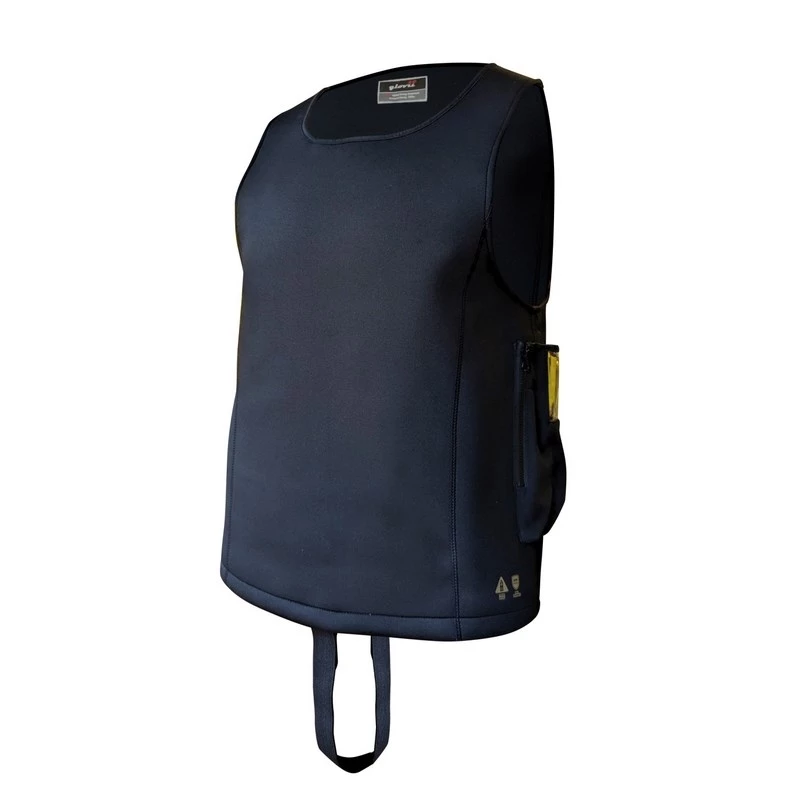 Glovii GMV1L Wassersportweste Schwarz Softshell
