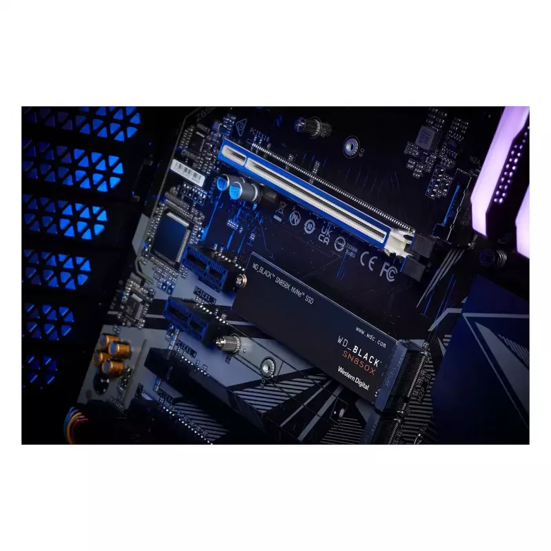 WD_Schwarz SN850X NVMe SSD WDBB9G0010BNC - SSD - 1 TB - Intern - M.2 2280 - PCIe 4.0 (NVMe) - Schwarz