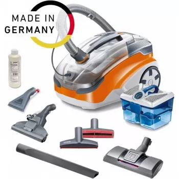 Bodenstaubsauger THOMAS Aqua + Pet & Family 1,8 L — Trocken- & Nasssauger, 1700 W, orange/grau