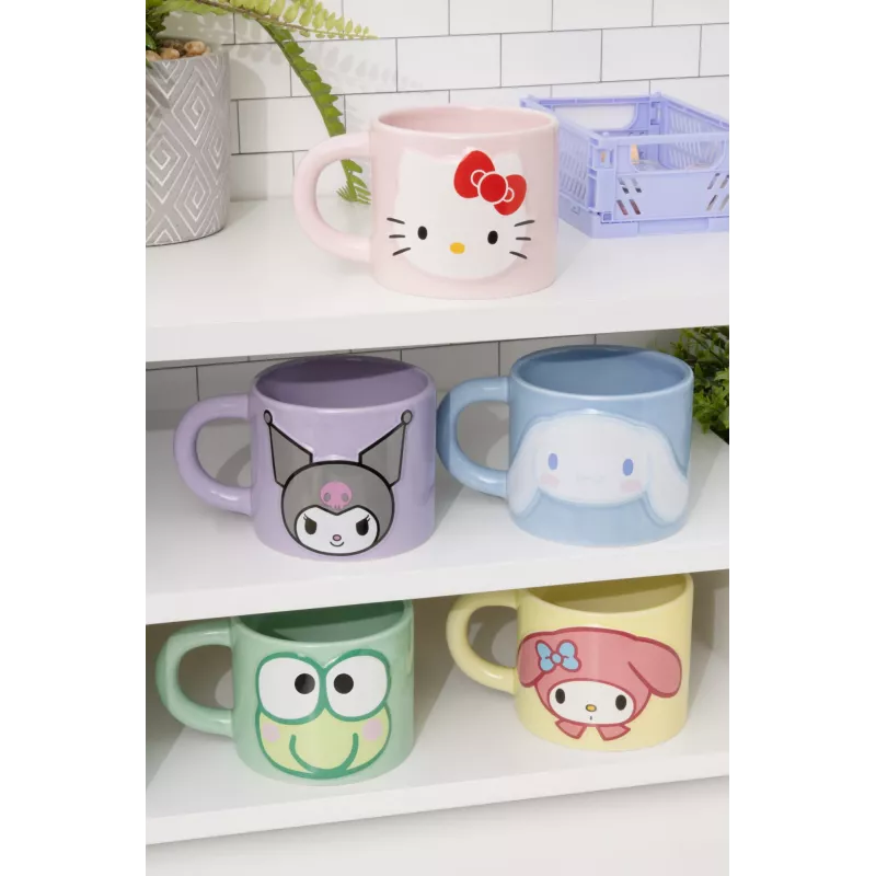 Tasse Paladone Paladone Cinnamoroll geprägte Tasse – Keramik-Charaktertasse mit geprägtem Cinnamoroll-Design