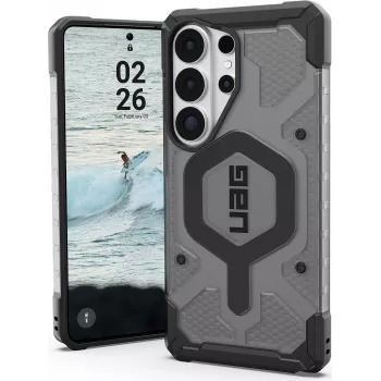 UAG Urban Armor Gear Pathfinder Case mit Magnetmodul | Samsung Galaxy S26 Ultra | Ash (grau transparent)/Schwarz | 214526113140 (214526113140)